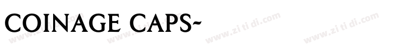 coinage caps字体转换 coinage caps字体转换